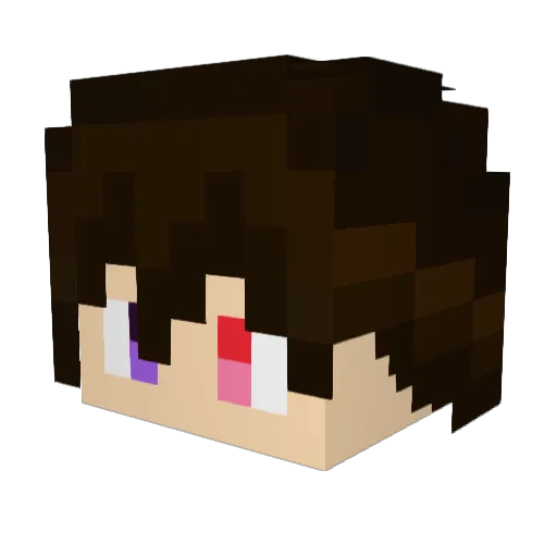 1r0 Minecraft avatar head, 3D render