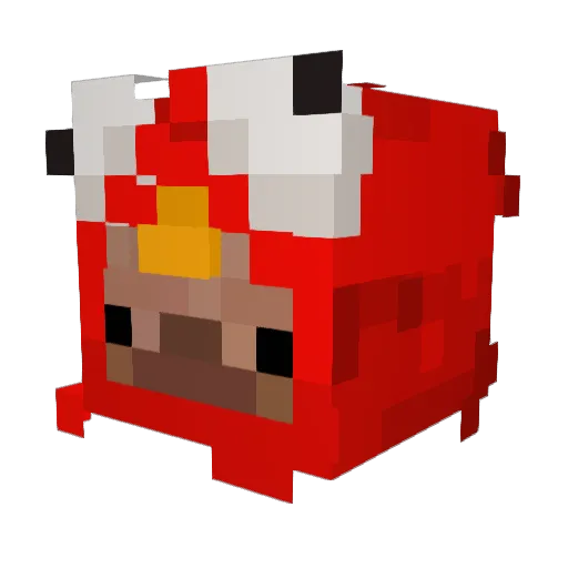 1r1m Minecraft avatar head, 3D render