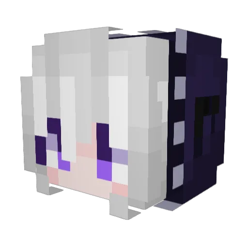 1rego1 Minecraft avatar head, 3D render