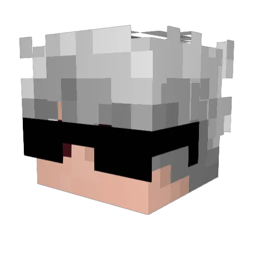 1rhu Minecraft avatar head, 3D render