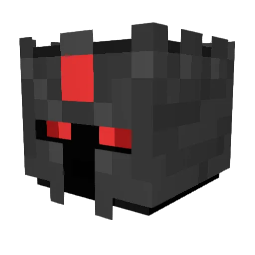 1ronbeard Minecraft avatar head, 3D render