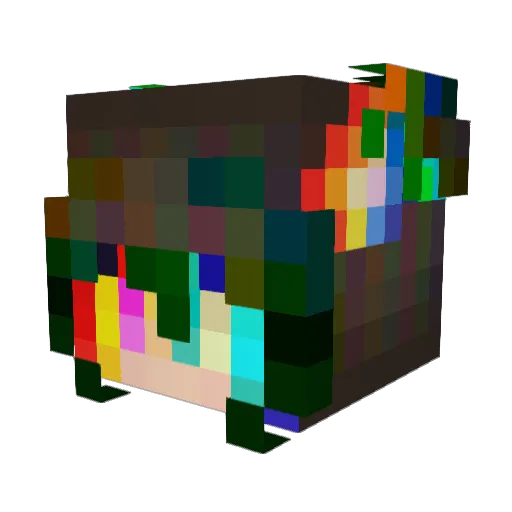 1s0b3lla Minecraft avatar head, 3D render