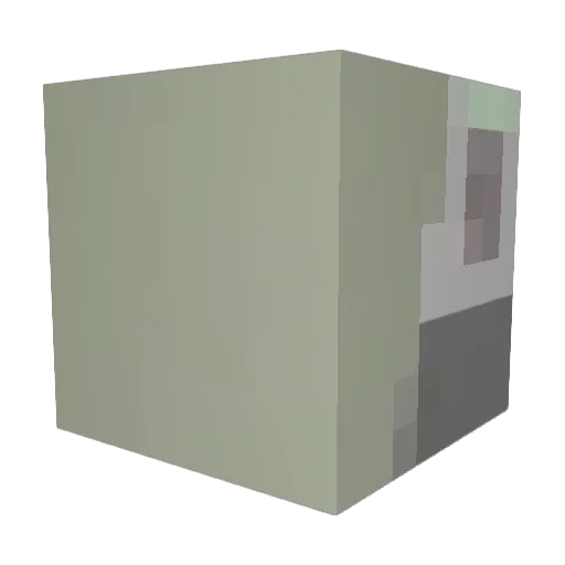 1s4ac_brrr Minecraft avatar head, 3D render