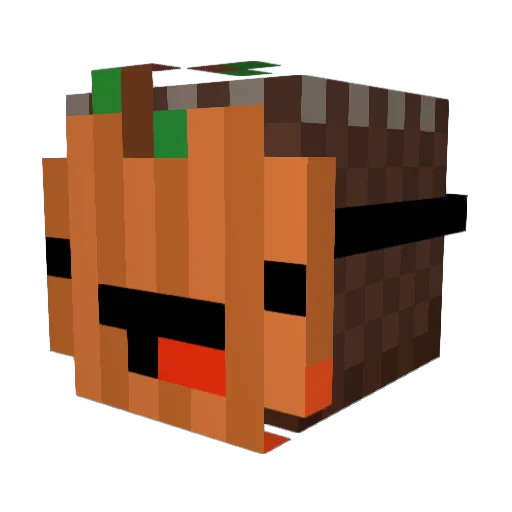 1sbla Minecraft avatar head, 3D render