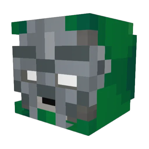 1seal Minecraft avatar head, 3D render