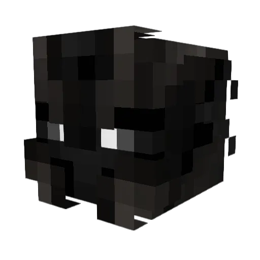 1singleusecode Minecraft avatar head, 3D render