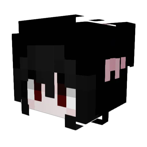 1sleepwalk23 Minecraft avatar head, 3D render