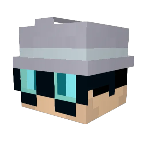 1spect_gadget Minecraft avatar head, 3D render