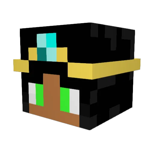 1stCebu Minecraft avatar head, 3D render