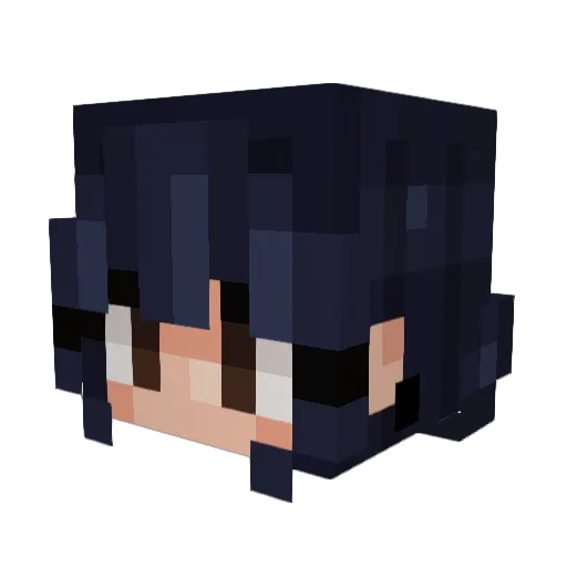 1stEzreal Minecraft avatar head, 3D render