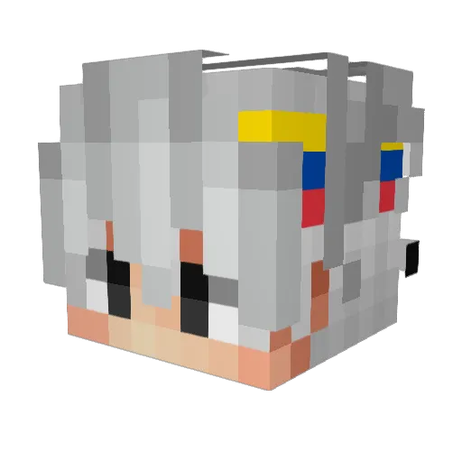 1stMatt Minecraft avatar head, 3D render