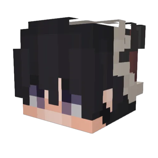 1st_xd Minecraft avatar head, 3D render