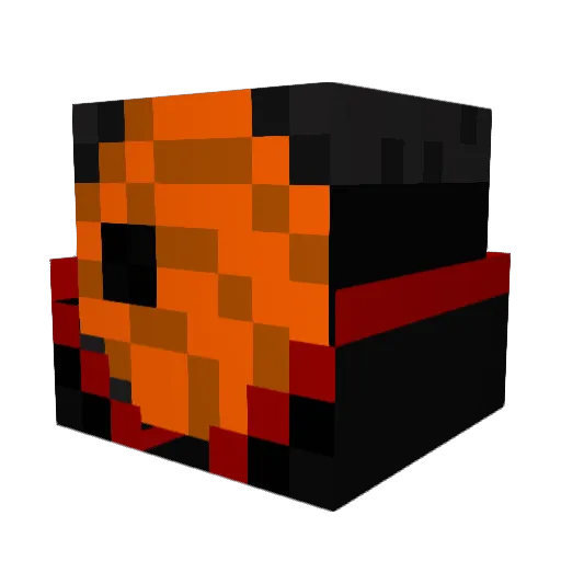 1stminds Minecraft avatar head, 3D render
