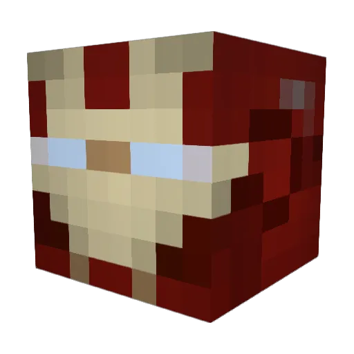 1toedeathkick Minecraft avatar head, 3D render