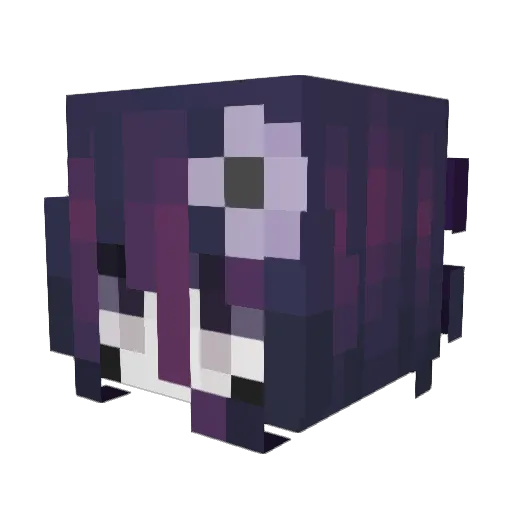 1ts3mer Minecraft avatar head, 3D render