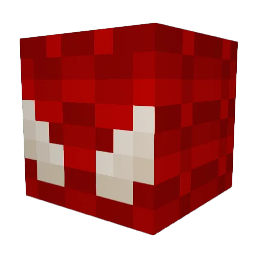 1tsV Minecraft avatar head, 3D render