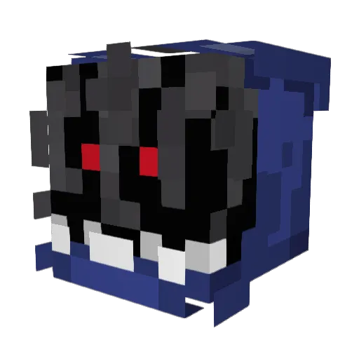 1tuck Minecraft avatar head, 3D render