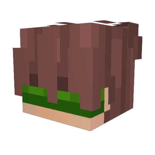 1tzDuro Minecraft avatar head, 3D render