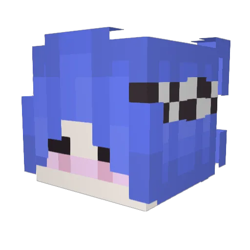 1tzShedd Minecraft avatar head, 3D render