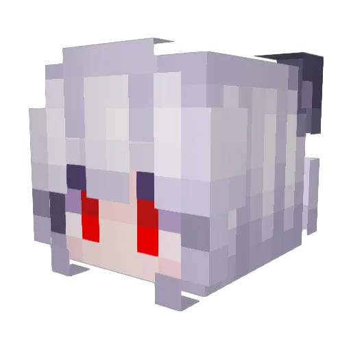 1tzShipper_ Minecraft avatar head, 3D render