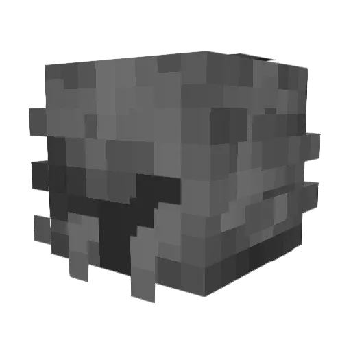 1u1z Minecraft avatar head, 3D render