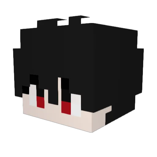 1u2ent Minecraft avatar head, 3D render