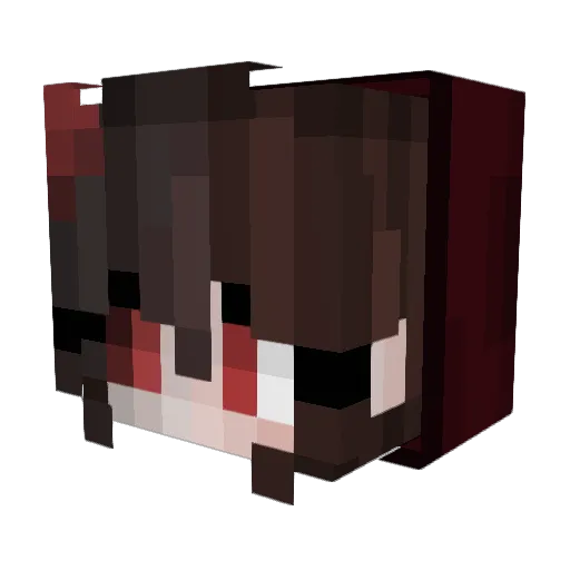 1uC3sniffles Minecraft avatar head, 3D render