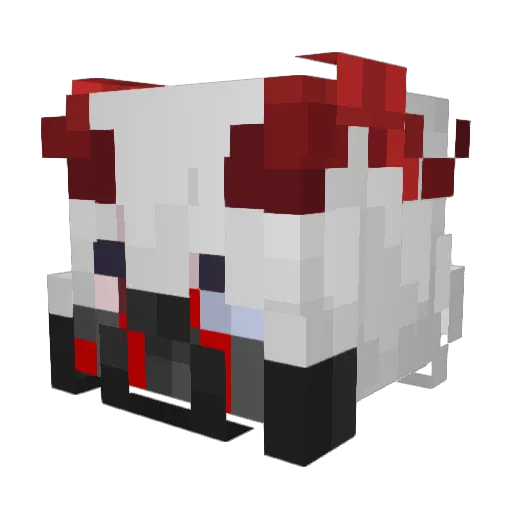 1unar_Eclips3 Minecraft avatar head, 3D render