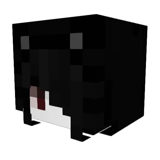 1urs Minecraft avatar head, 3D render