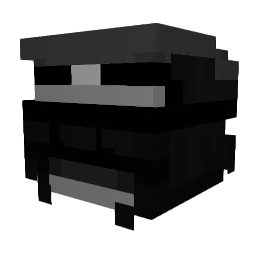1vkita Minecraft avatar head, 3D render