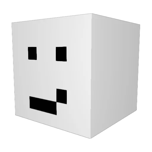 1warren1 Minecraft avatar head, 3D render