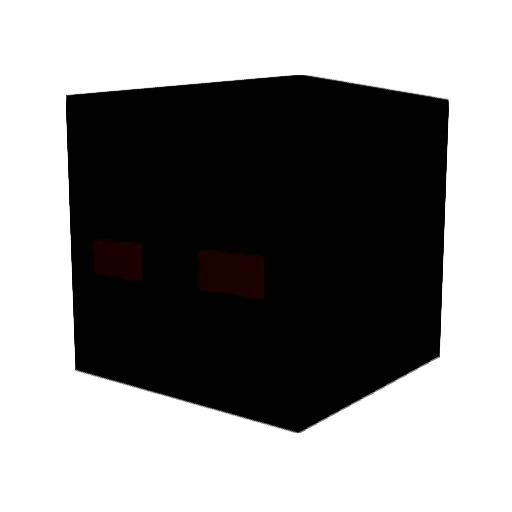 1xlx1 Minecraft avatar head, 3D render