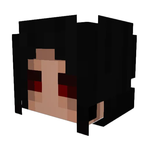 1zaac Minecraft avatar head, 3D render