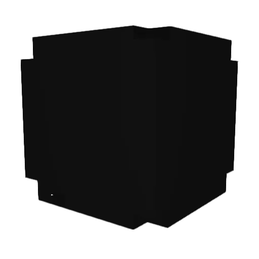 2001_911 Minecraft avatar head, 3D render