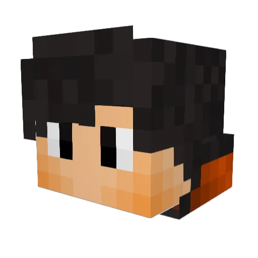 2001skullcrusher Minecraft avatar head, 3D render