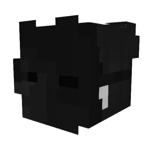 2002nico Minecraft avatar head, 3D render