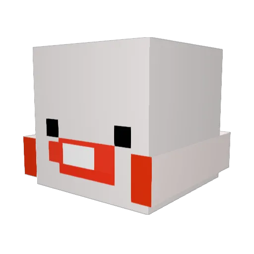 20040329 Minecraft avatar head, 3D render