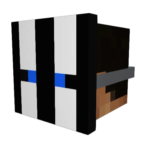 2005creeper Minecraft avatar head, 3D render