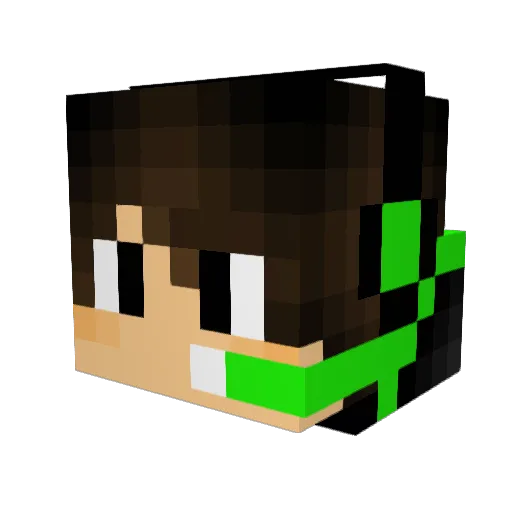 2006Mark2006 Minecraft avatar head, 3D render