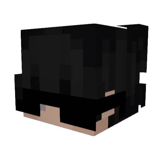 2006aviking Minecraft avatar head, 3D render