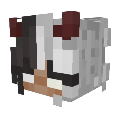 200EuraSitno Minecraft avatar head, 3D render