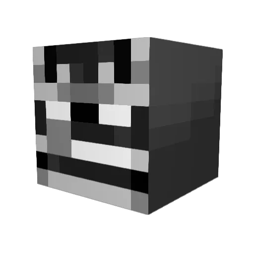 2010lugi Minecraft avatar head, 3D render