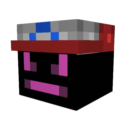 2012anidem Minecraft avatar head, 3D render
