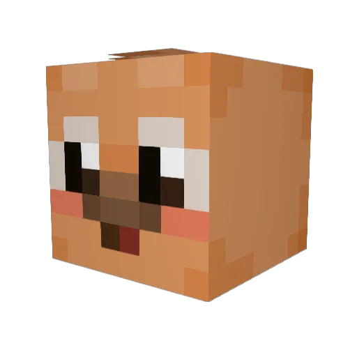 2013Lukke Minecraft avatar head, 3D render