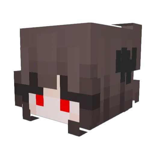 20220915 Minecraft avatar head, 3D render