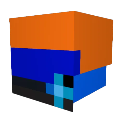 20BitYT Minecraft avatar head, 3D render