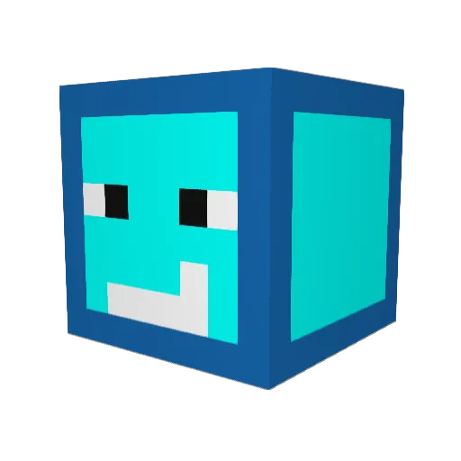 20Memo12 Minecraft avatar head, 3D render