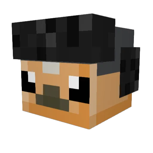 20Milo11 Minecraft avatar head, 3D render