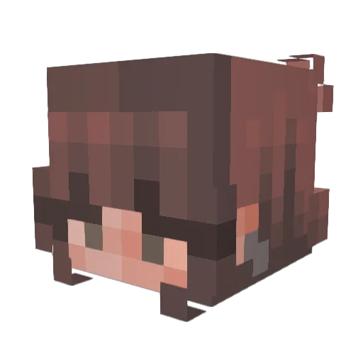 20Natalia06 Minecraft avatar head, 3D render