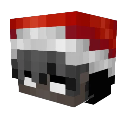 20_ms Minecraft avatar head, 3D render